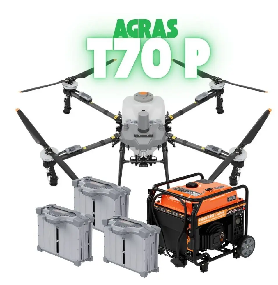 [AERONAVE T70 P, GENERADOR Y 3 BATERÍAS] KIT BÁSICO AGRAS T70 P